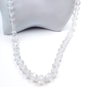 Crystal clear beaded‎ brilliant shine necklace